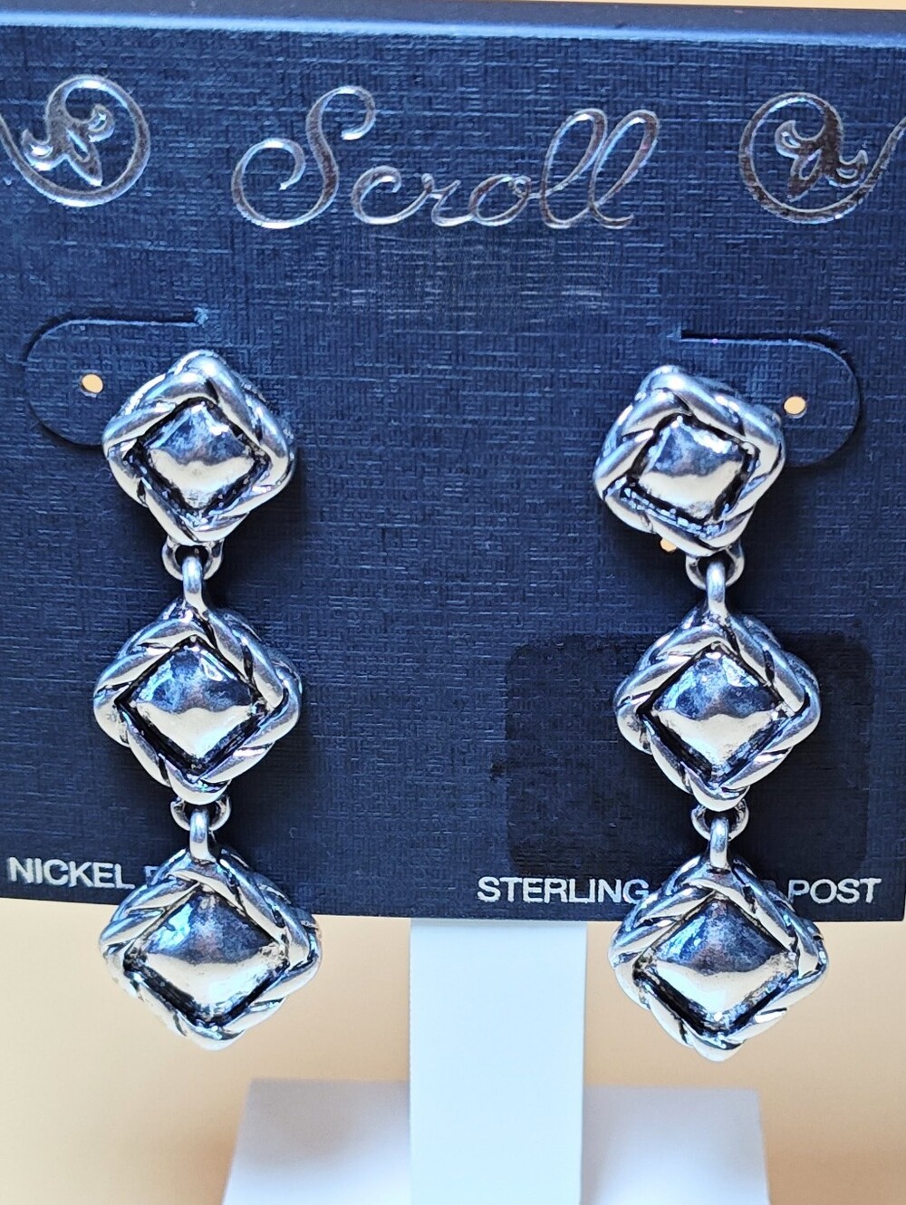 Scroll Dangle Earrings
